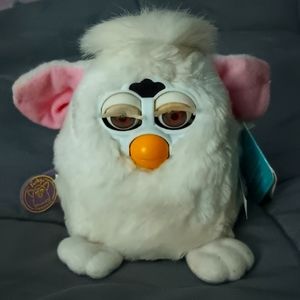 White and Pink Interactive Toy